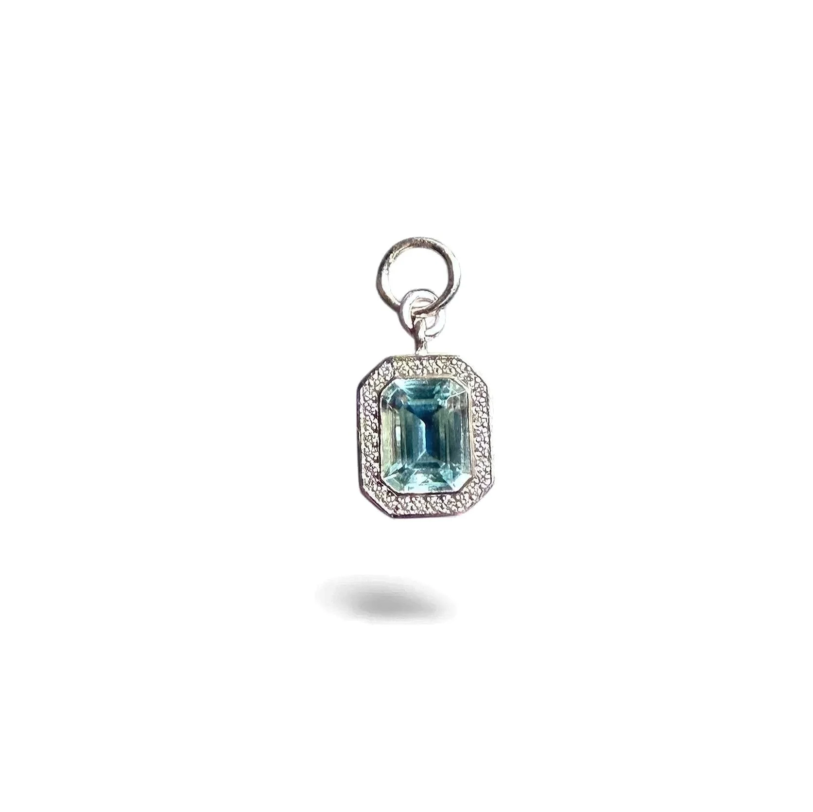 Aquamarine and Diamond Pendant