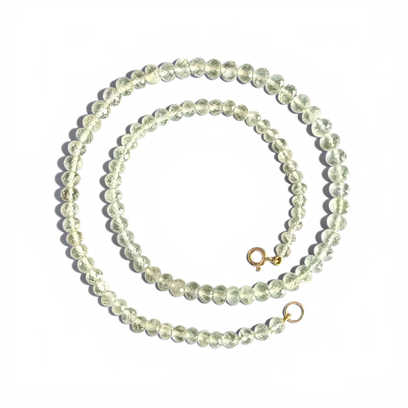 Prehnite Caillou Necklace