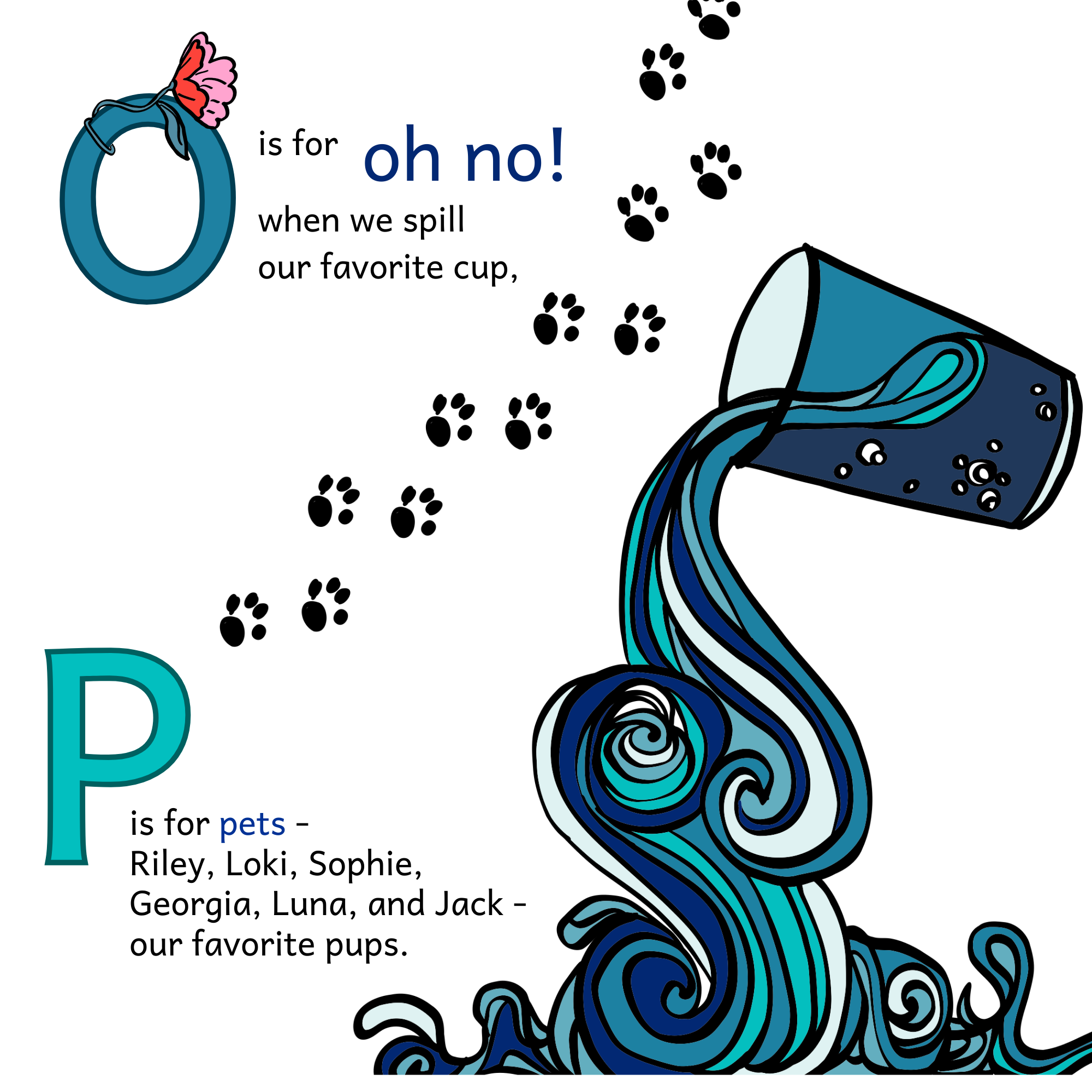 O _ P - Water spilling and paw prints.png