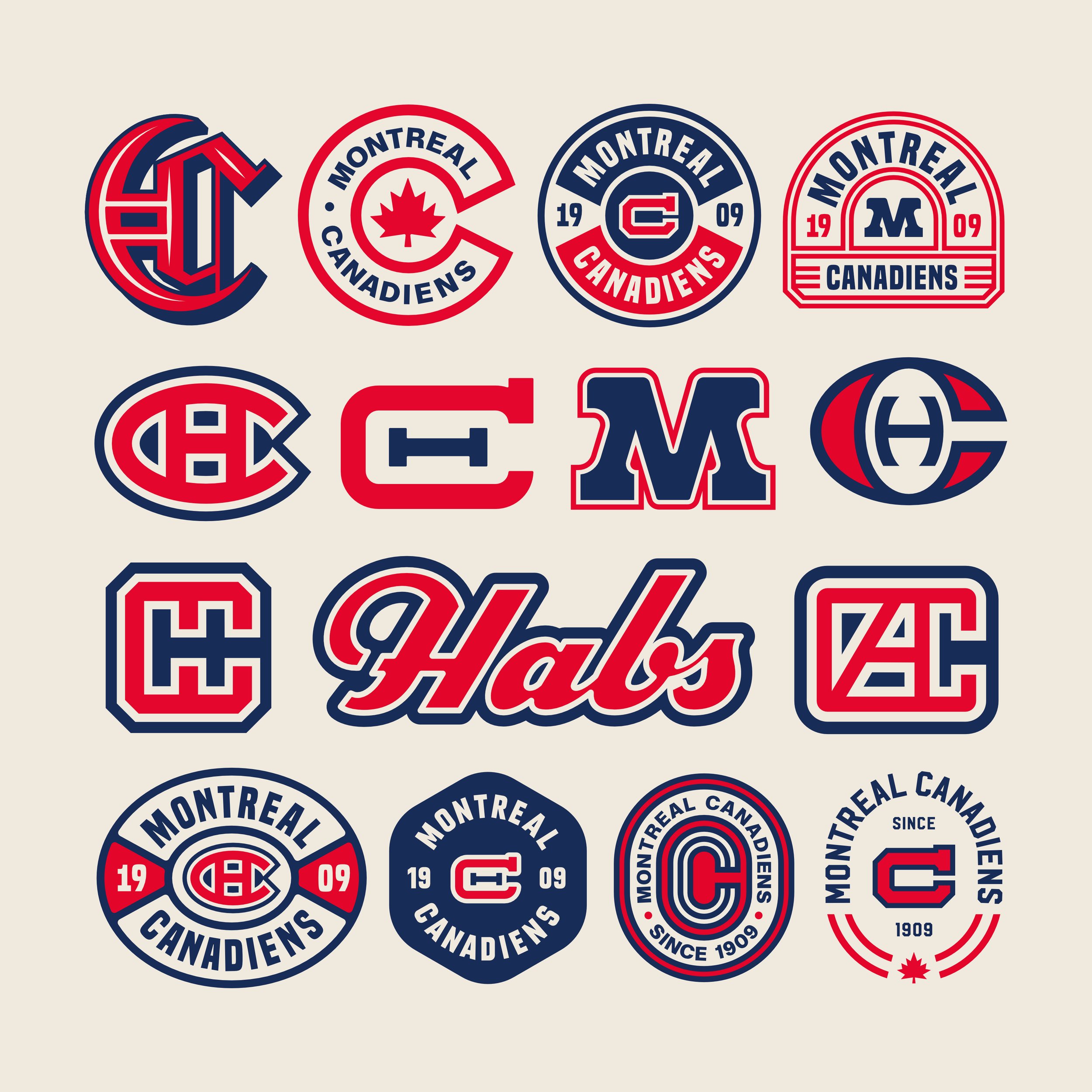 NHL Original Six badge Collection — Luc Sauve Design