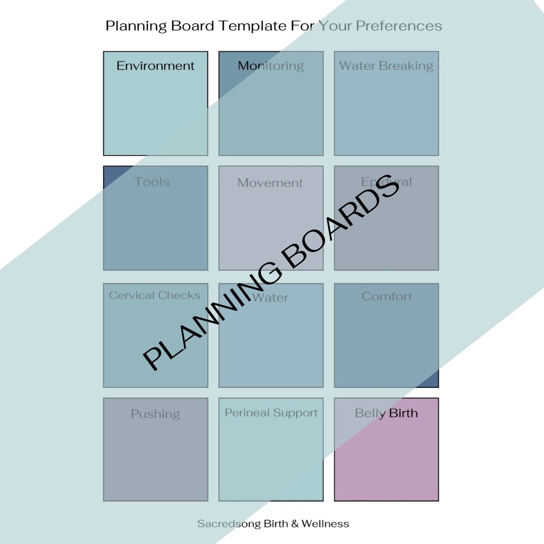Birth planning template guide