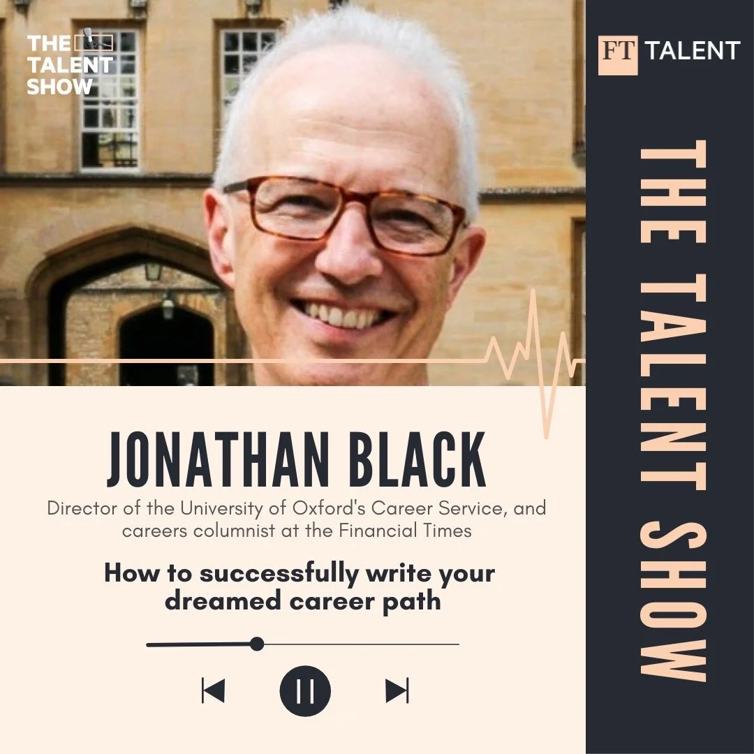 How to successfully write your dreamed career path, with Jonathan Black