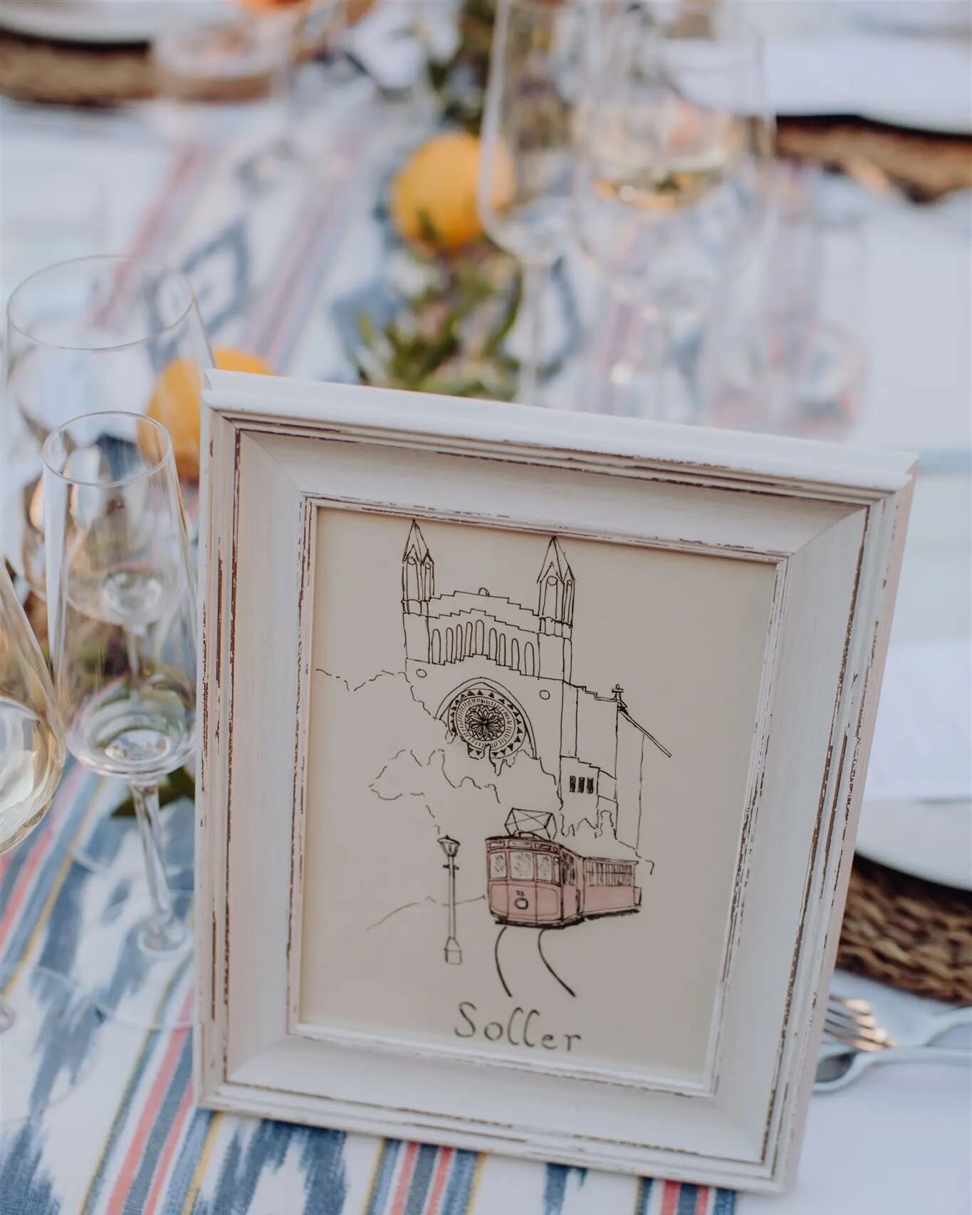 Are you going to number or name your tables?
This couple loved Mallorca and the talented groom drew their favourite places to display on the tables. 
#mallorcaweddingplanner 
#weddingplannermallorca 
#onthedaycoordinationmallorca
#weddingcoordinatorm