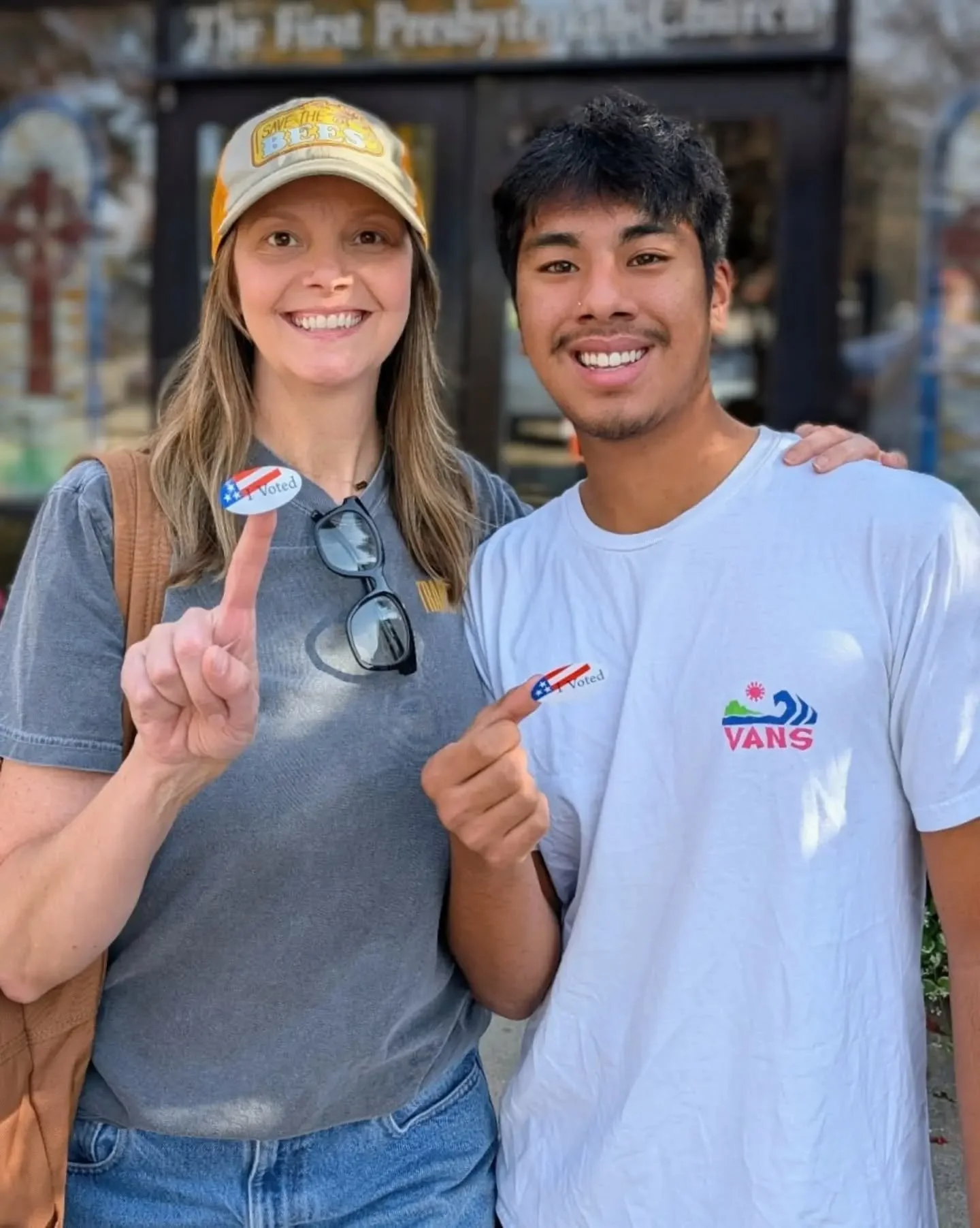 Driving home from voting with Si, why voting (first time!) mattered to him. He said, "As an immigrant myself, it helps to know people are sticking up for me. I want to do the same for other people." 😭

Jesus was painfully clear about his p