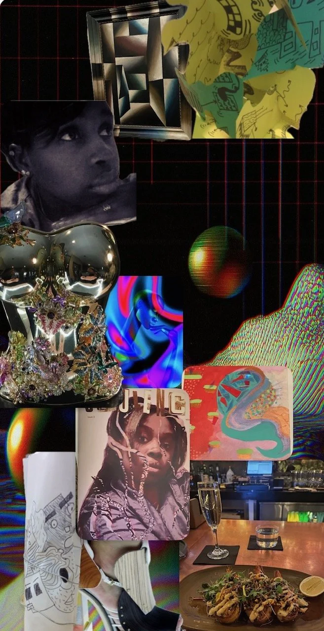 " Mysterious, commanding, and creatively magnetic."

The Oracle (Abstract Maximalist)