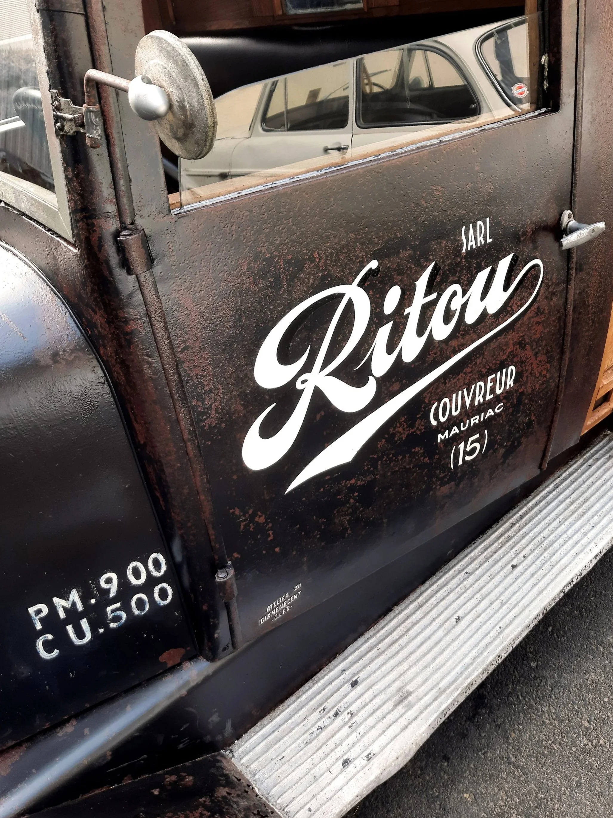 Peinture en lettres, sign painting, citroen