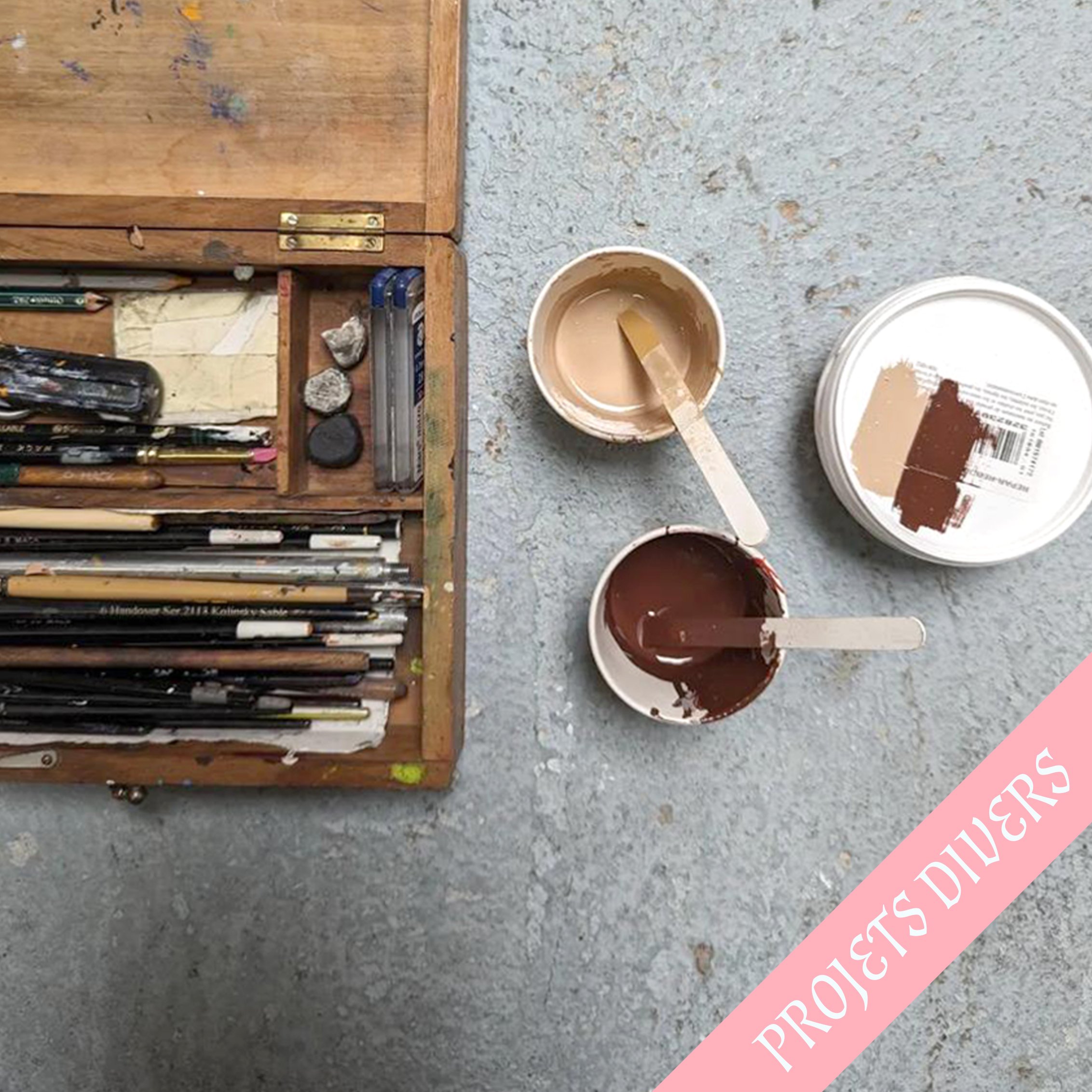 Peinture en lettres, décors, enseignes peintes