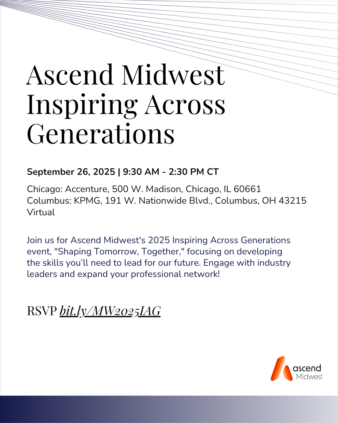 Ascend Midwest: 2025 Inspiring Across Generations (IAG)
