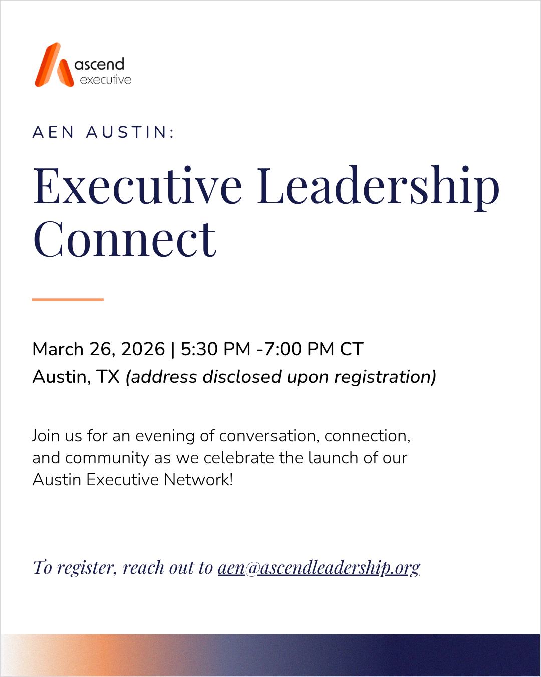 AEN Austin: Executive Leadership Connect*