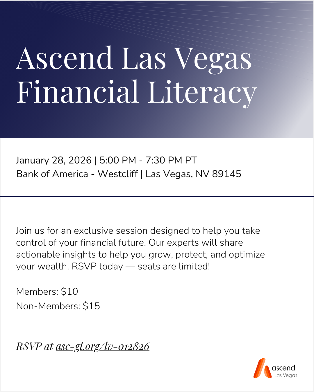 Ascend Las Vegas Financial Literacy