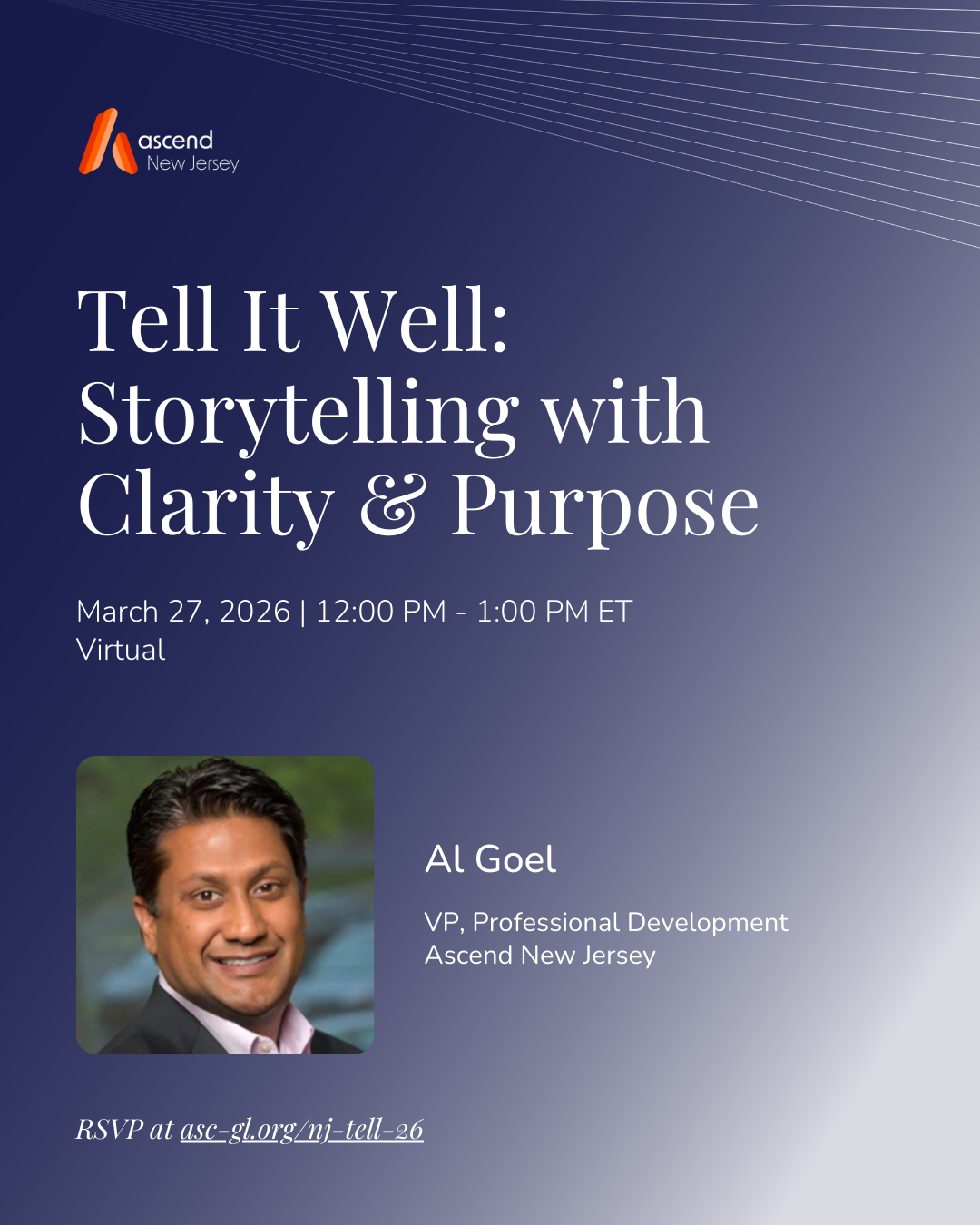 Ascend New Jersey - Tell It Well: Storytelling with Clarity &amp; Purpose