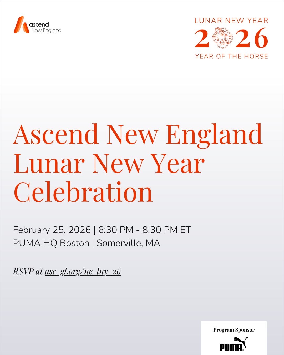 Ascend New England - Lunar New Year Celebration