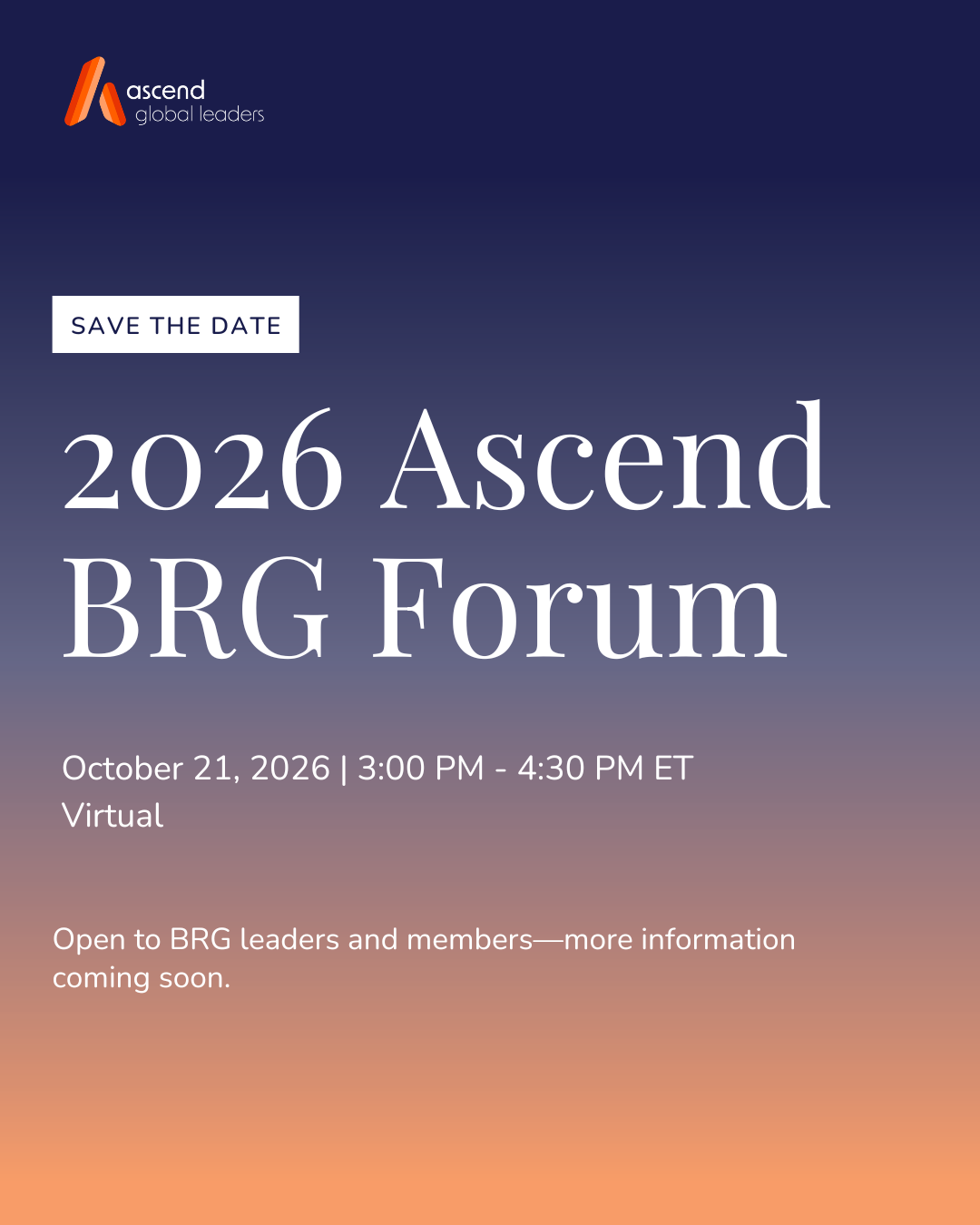 2026 Ascend BRG Forum