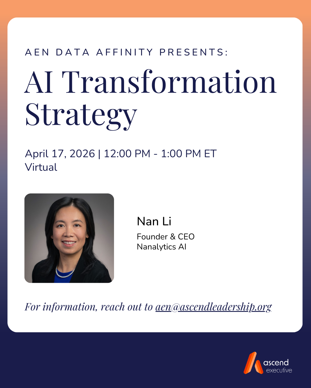 AEN AI Transformation Strategy 2026
