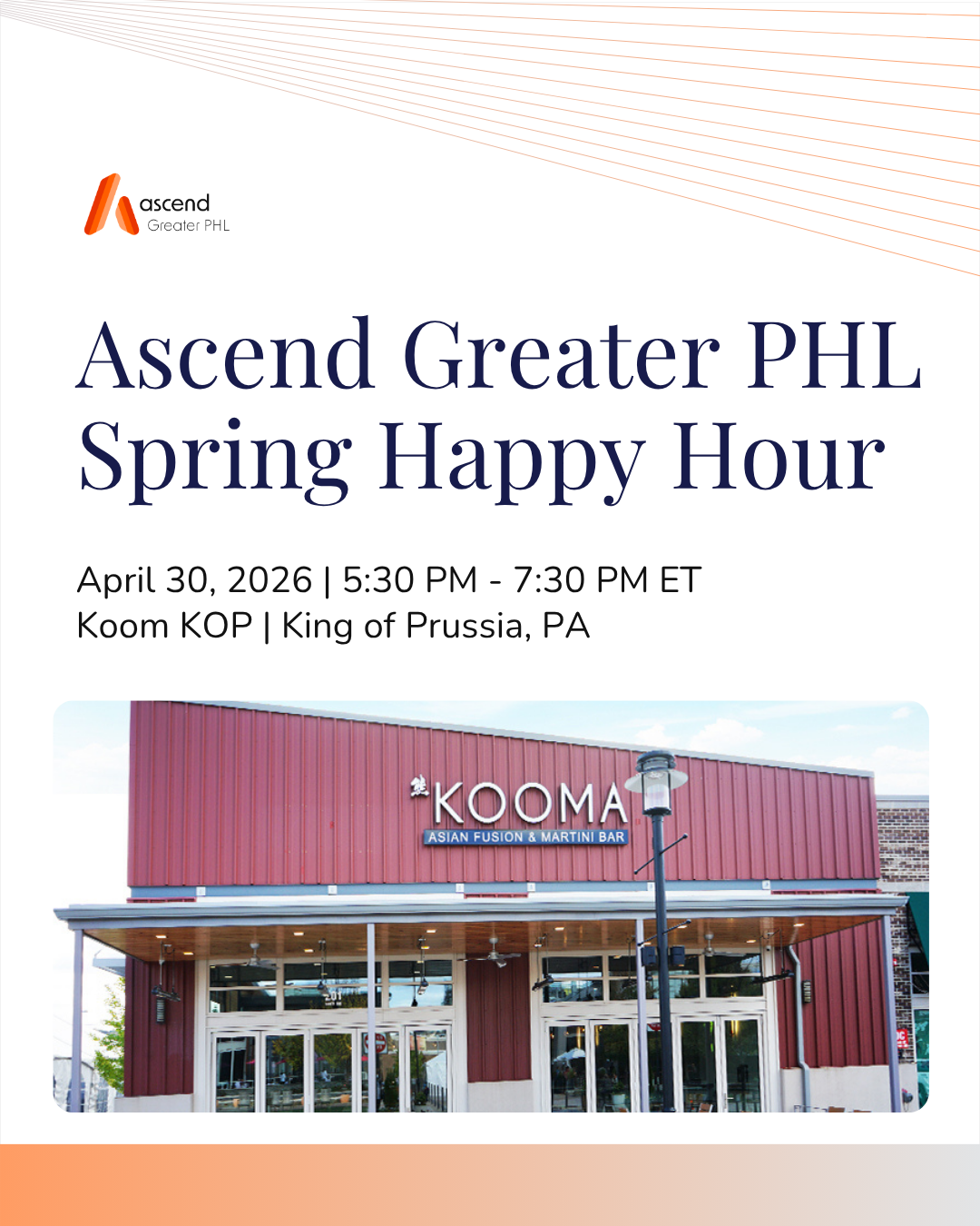 Ascend Greater Philadelphia - Spring Happy Hour