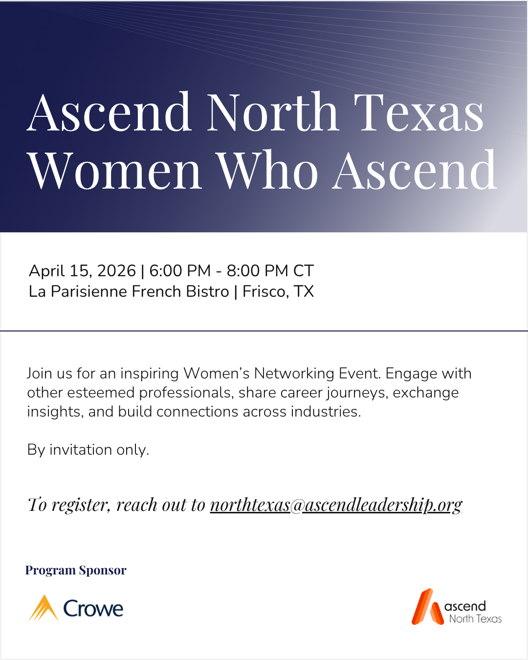 Ascend North Texas - Women Who Ascend