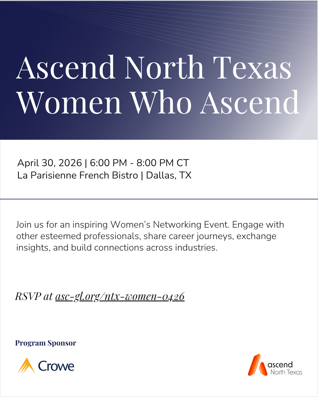 Ascend North Texas - Women Who Ascend