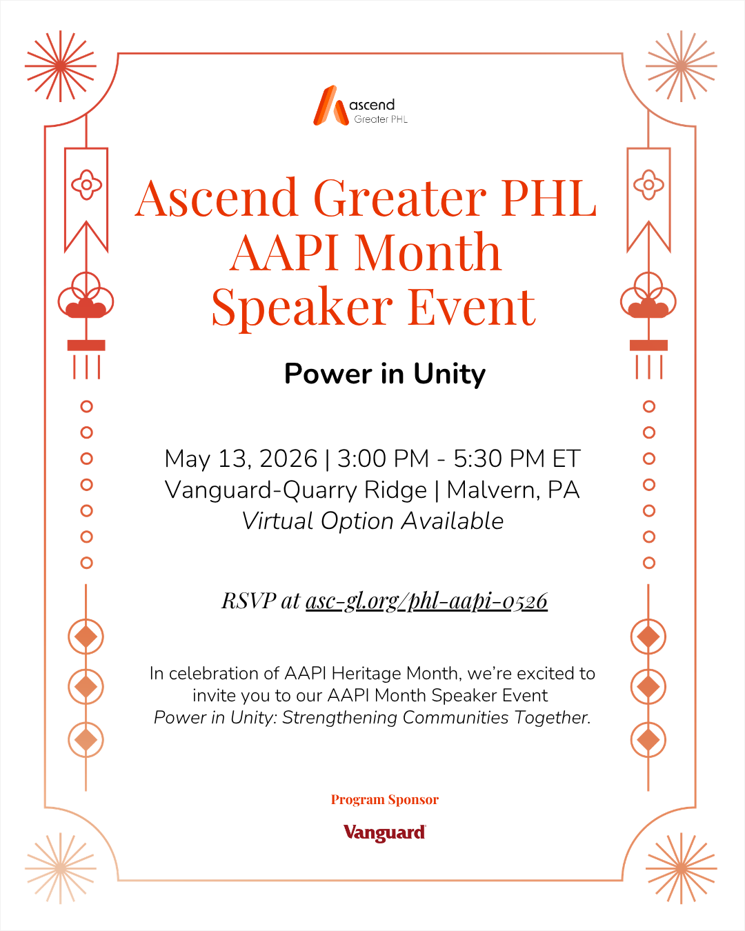 Ascend Greater Philadelphia - AAPI Month Speaker Event