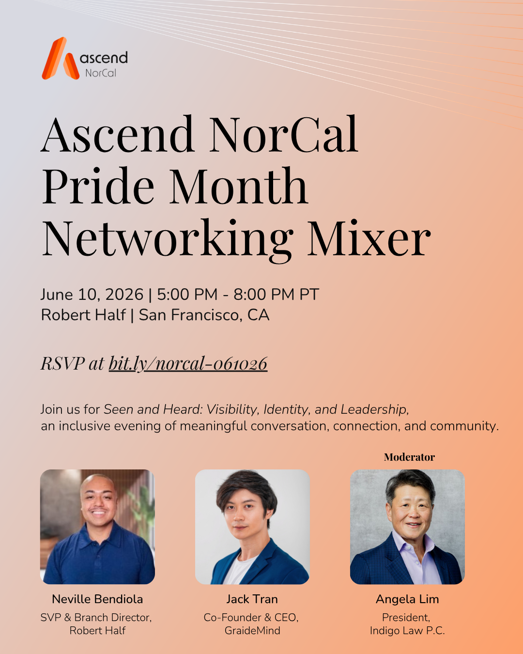 Ascend NorCal - Pride Month Networking Mixer