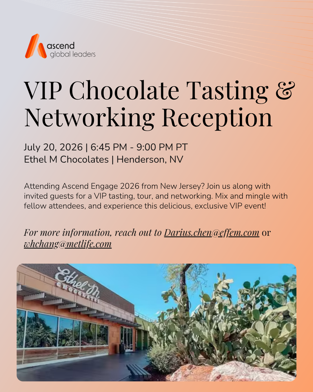 Ascend New Jersey & Ascend Midwest- VIP Chocolate Tasting Event — Ascend