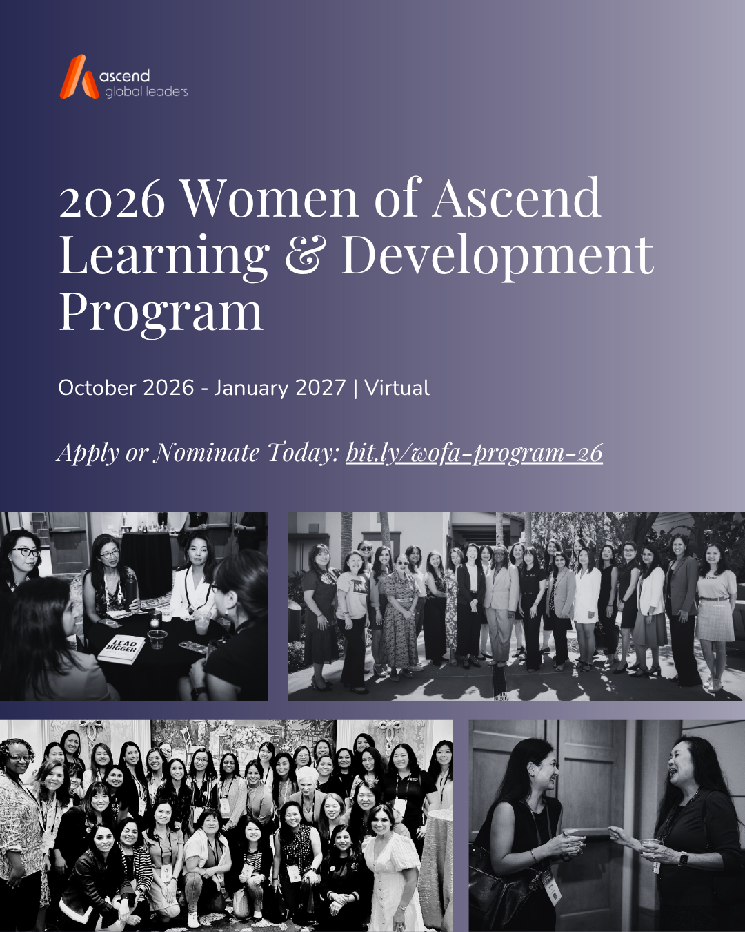2026 Women of Ascend Learning &amp; Development Program