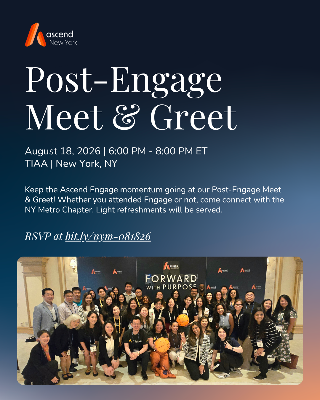 Ascend New York Metro - Post-Engage Meet &amp; Greet