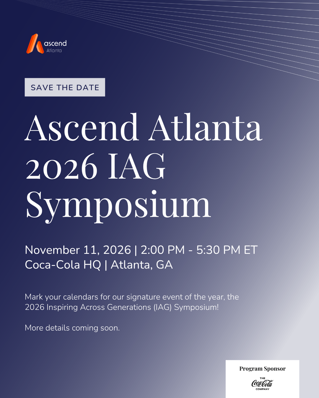 Ascend Atlanta - 2026 IAG Symposium