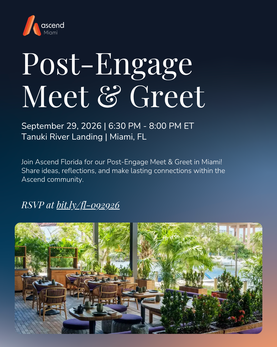 Ascend Florida - Miami: Post-Engage Meet &amp; Greet