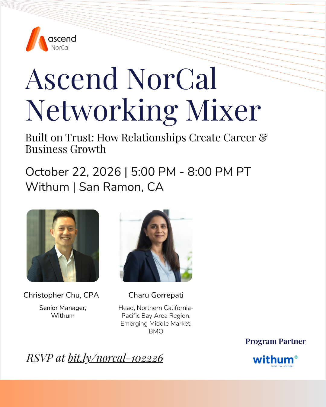 Ascend NorCal - October 2026 Withum Networking Mixer