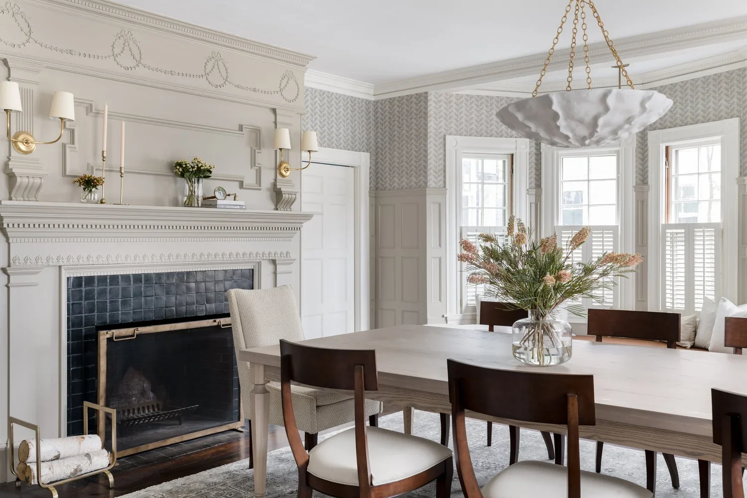 Dining room renovation Winchester, Ma
