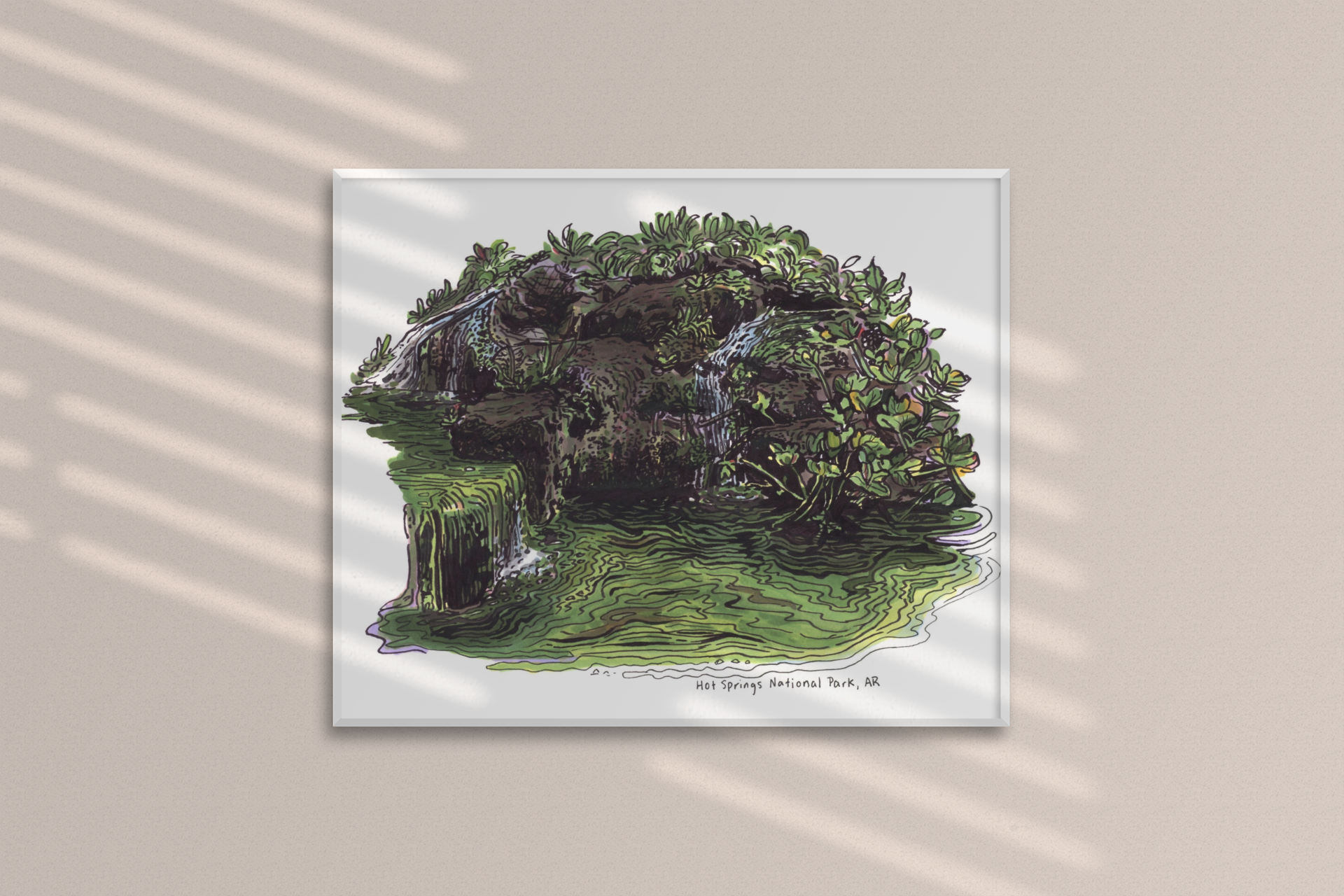Hot Springs (Print)