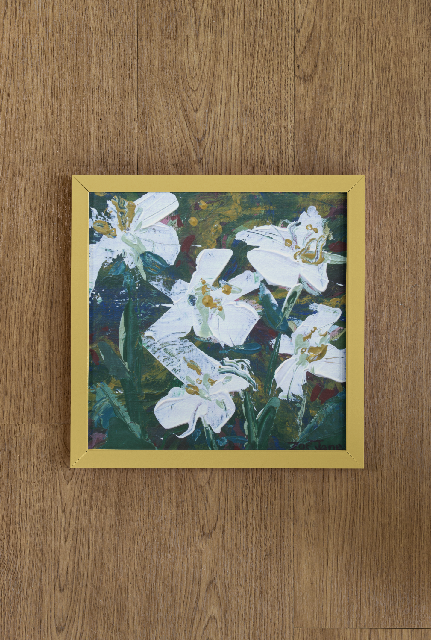 Abstract White Flower (Print)