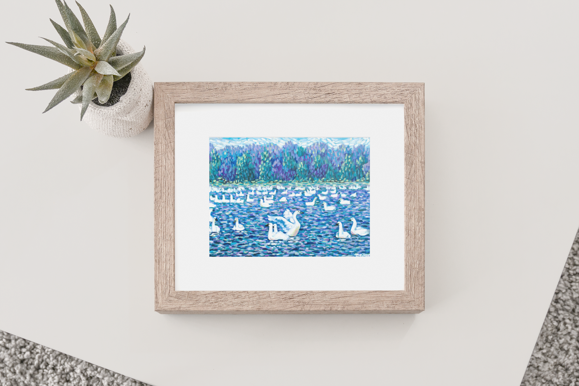 Tundra Swans (Print)