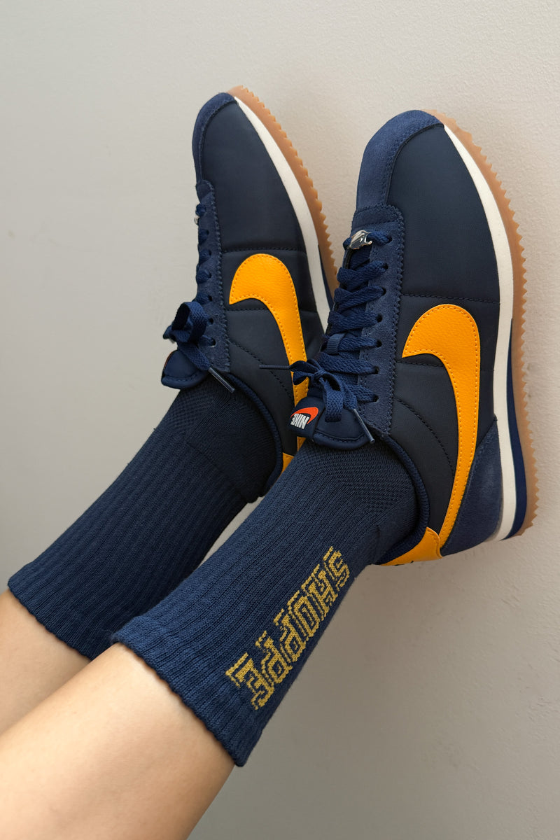 Le Bon Shoppe - Preppy Socks Navy/Gold