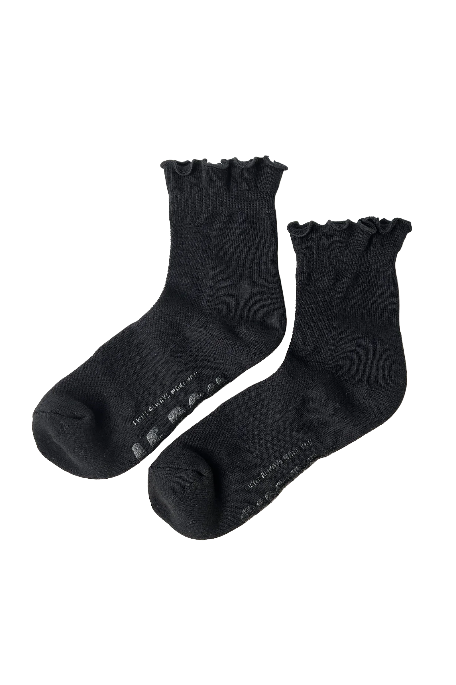 Le Bon Shoppe Ruffled Hugger Crew Socks