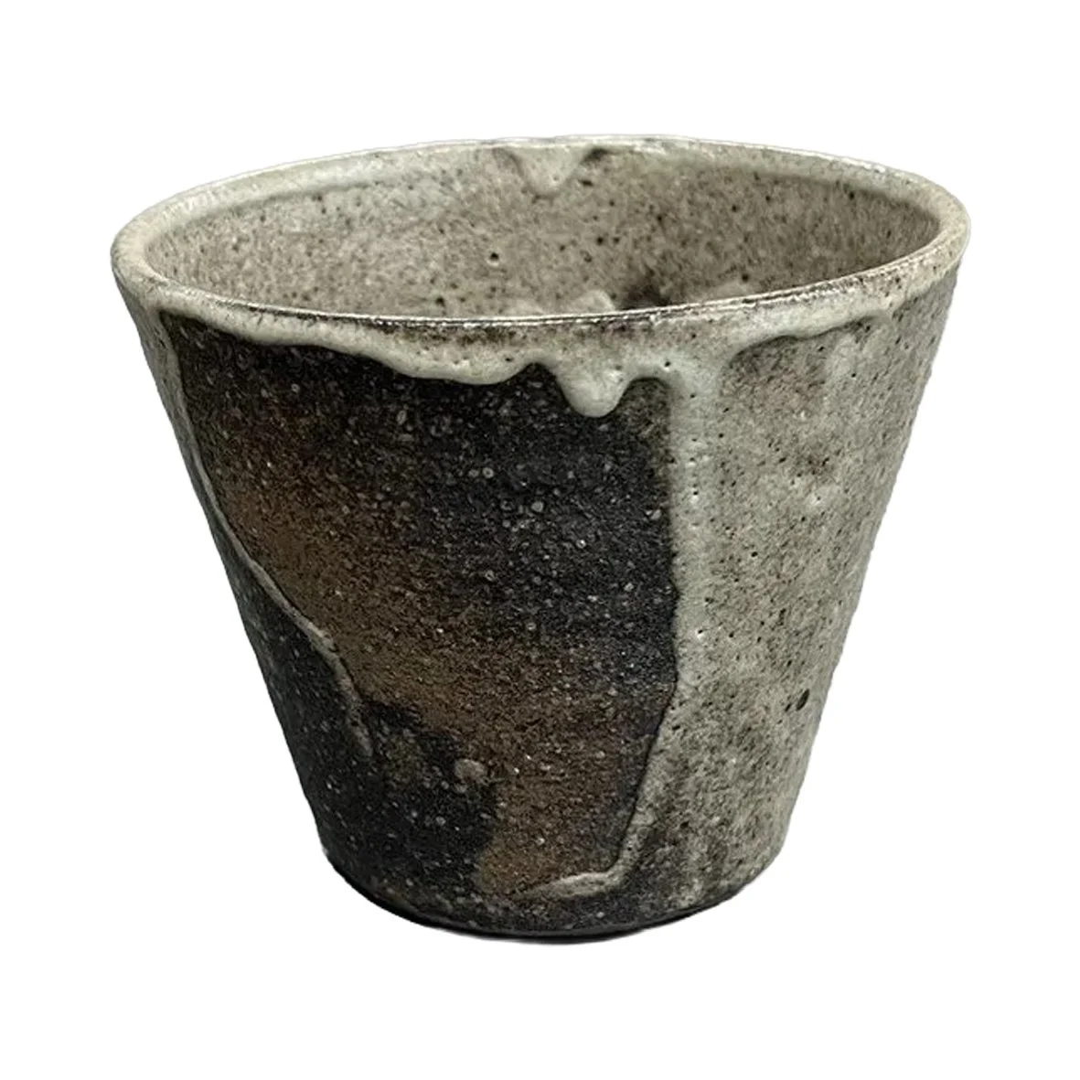 Hechimon Ash Glaze Wide Mouth Mug
