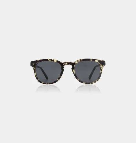 A.Kjaerbede Bate Sunglasses - Black/Yellow Tortoise