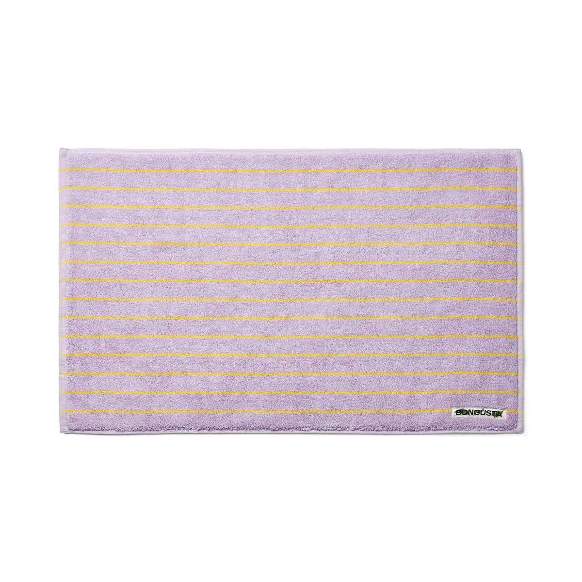 Bongusta Naram Bath Mat Lilac And Neon Yellow