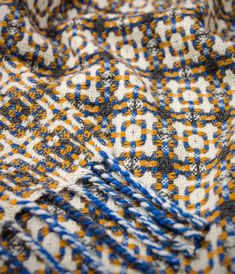 Made from the finest merino wool fibers and crafted on antique looms, each of these beautiful blankets is finished by hand in Portugal by skilled craftspeople. They’re a good weight and the tight weave makes them really durable. Which is your f