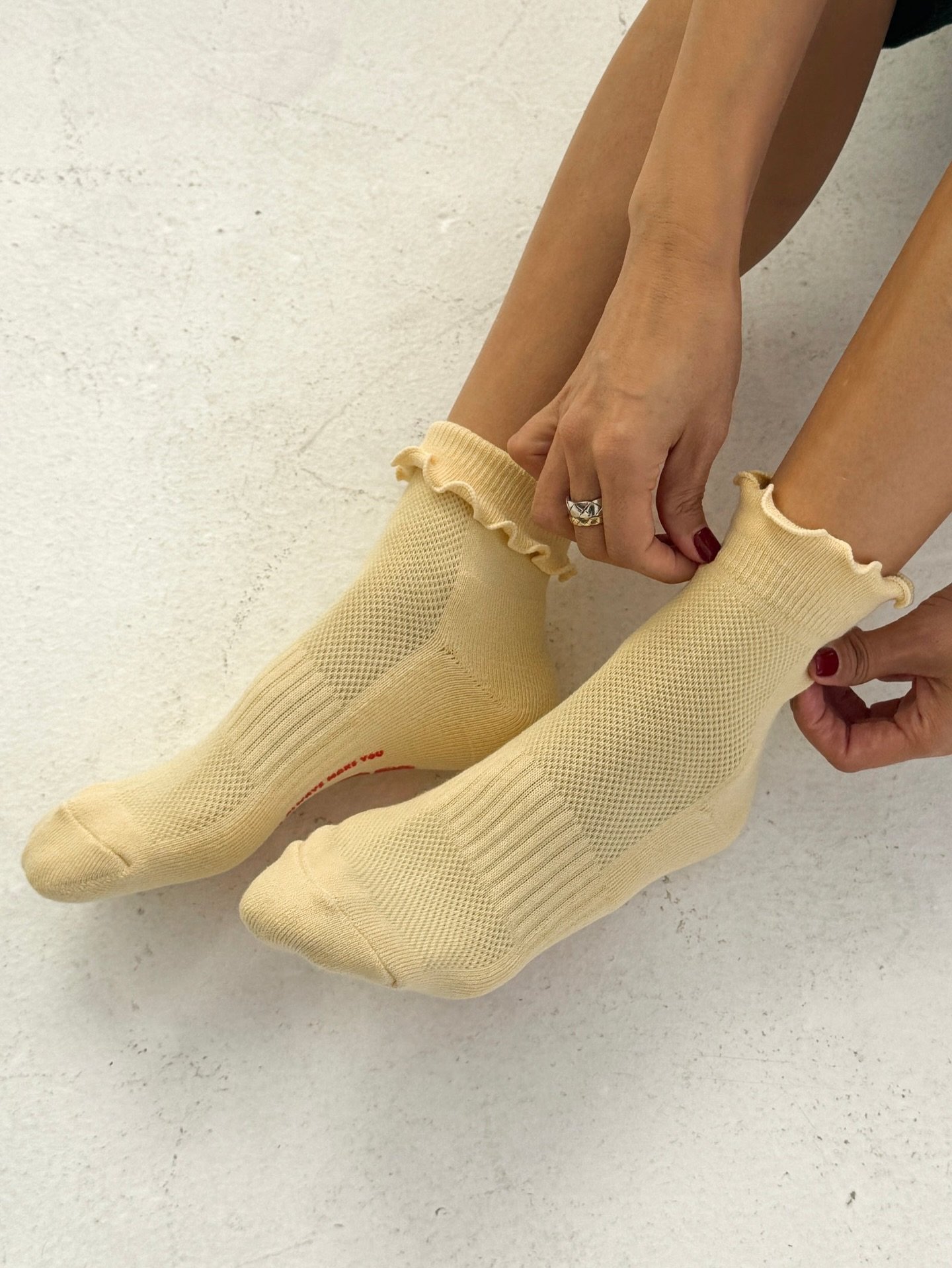 Brand new Spring colours and fresh styles from Le Bon Shoppe have arrived this week!

- The Frilly Hugger Socks with a non-slip logo so everything stays where it should. Available in 4 colours
- Two new colours in the slouchy Ballet Sock
- The bestse