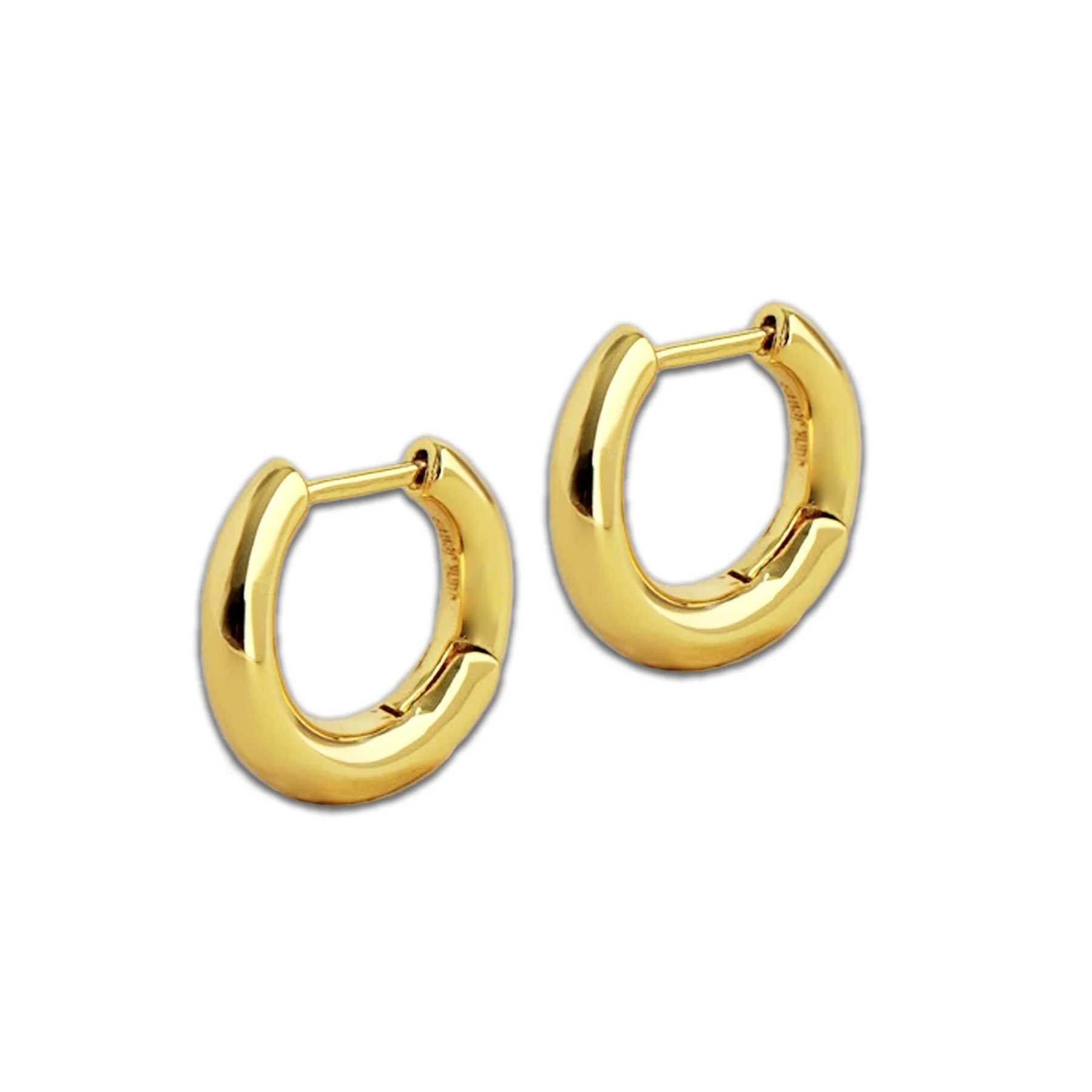 Junk Jewels Wobbly Classic Small Hoop Earrings