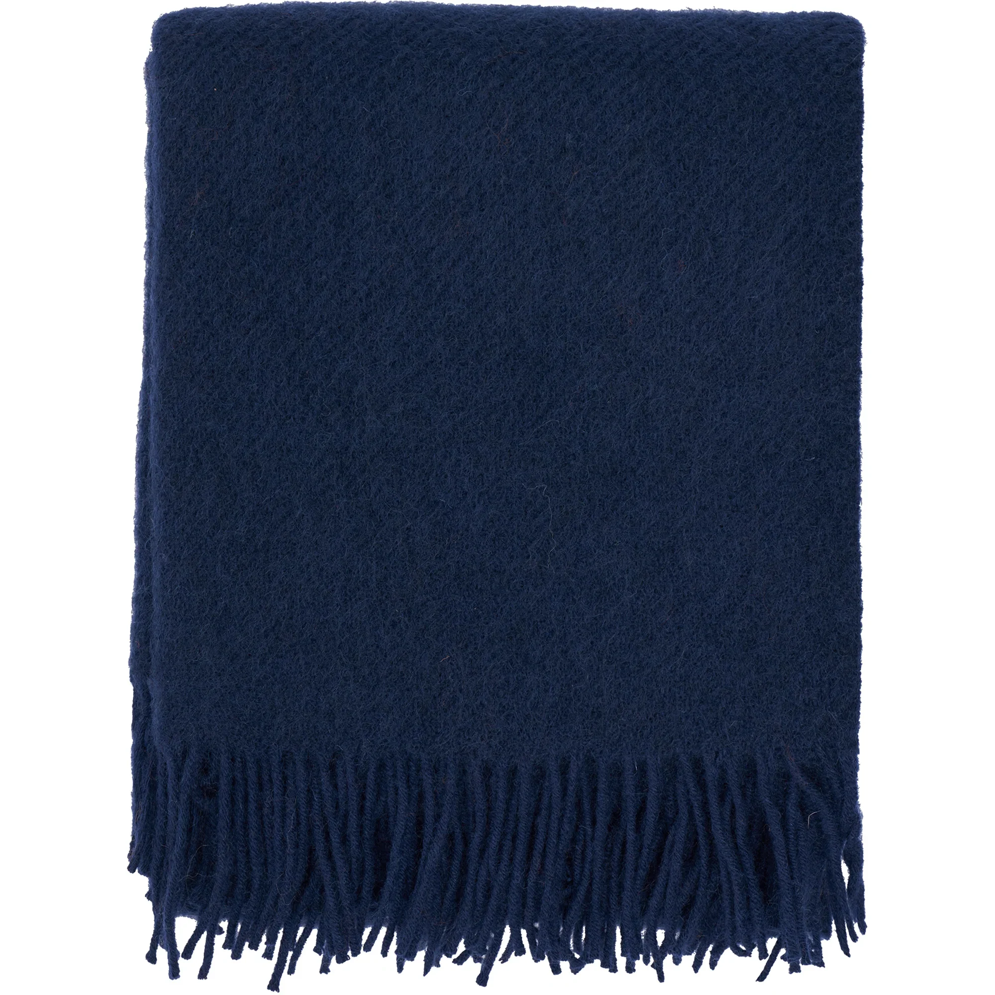 Klippan Brushed Gotland & Lambswool Throw - Navy