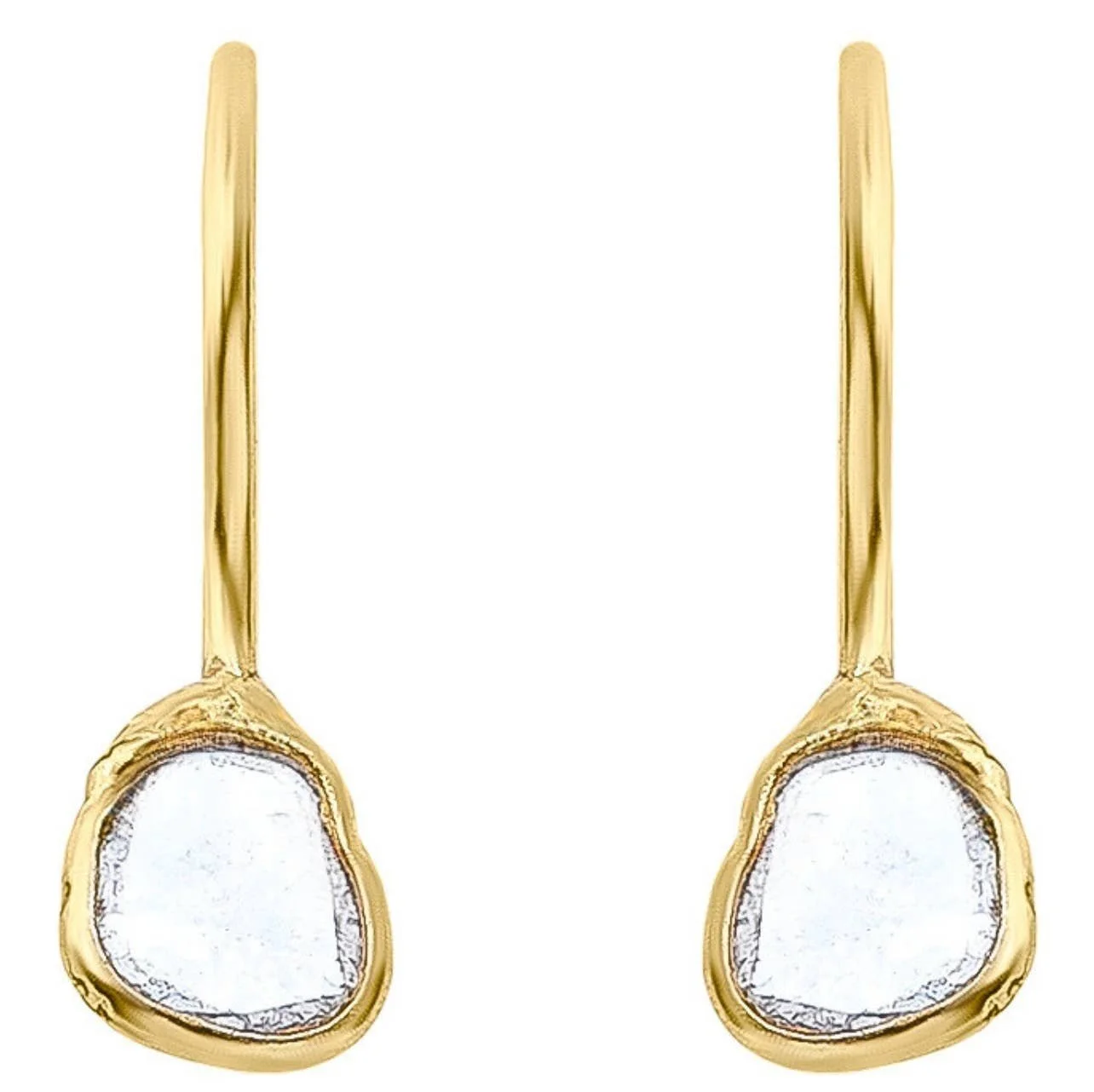 Pomegranate London Delhi Diamond Drop Earrings
