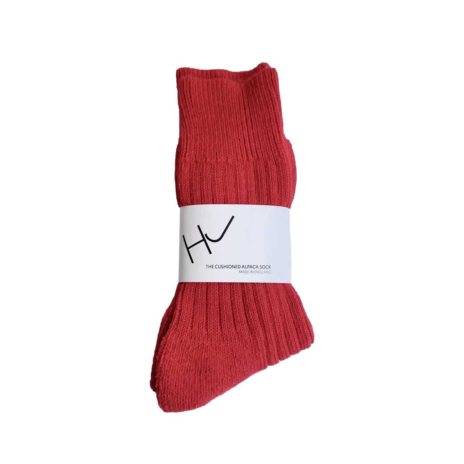 Hunter Jones Cushioned Alpaca Sock - Red