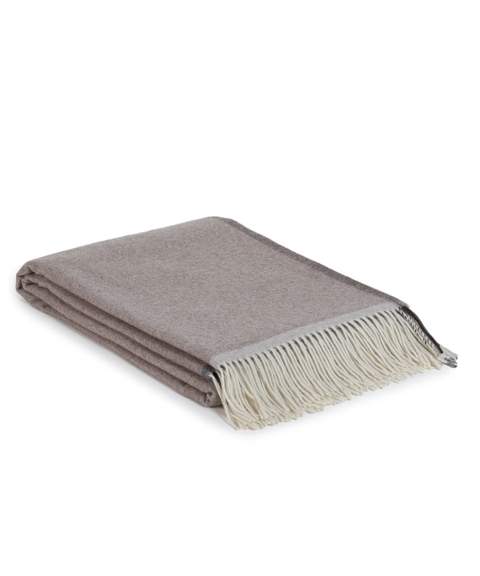MoST Milano Cashmere & Merino Wool Throw Blanket - Brown