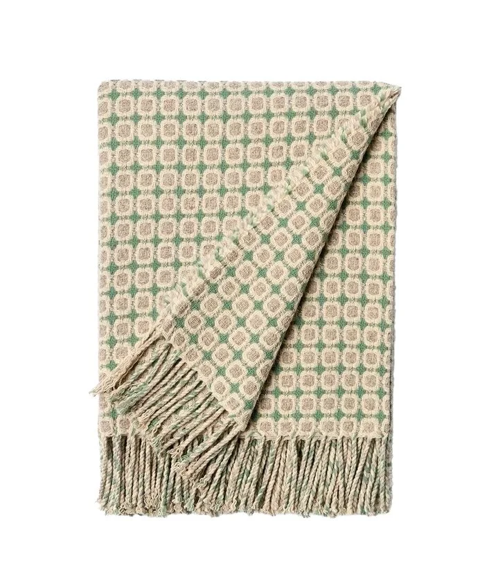 Burel Factory Manta Vintage 1956  Blanket - Eucalyptus