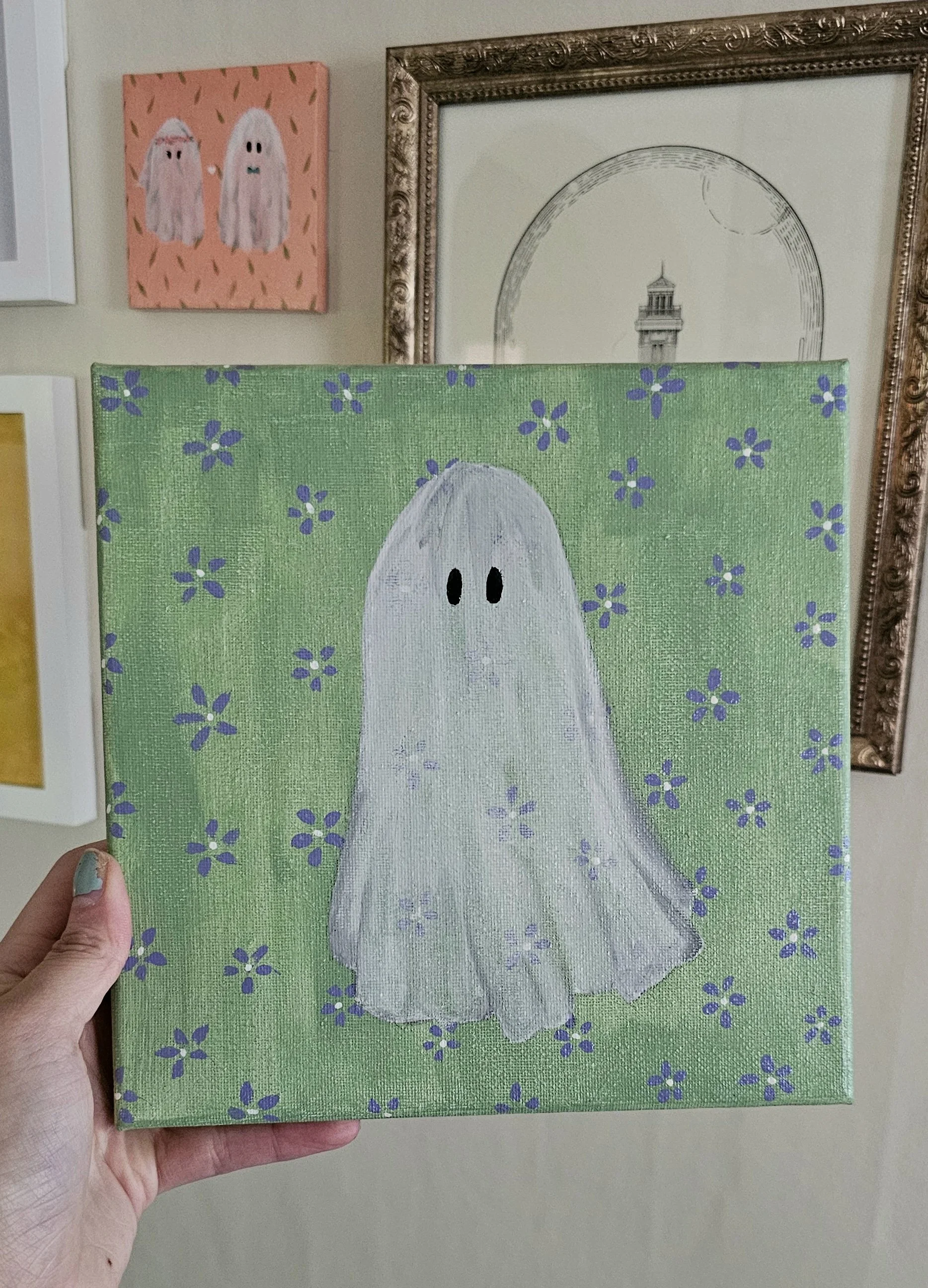 Acrylic Painting - Ghost Portraits