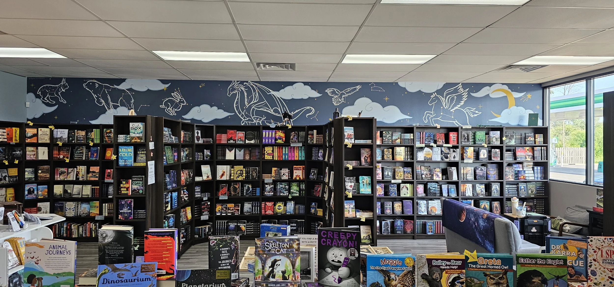 Statement Wall for New Moons Bookshop - 2026