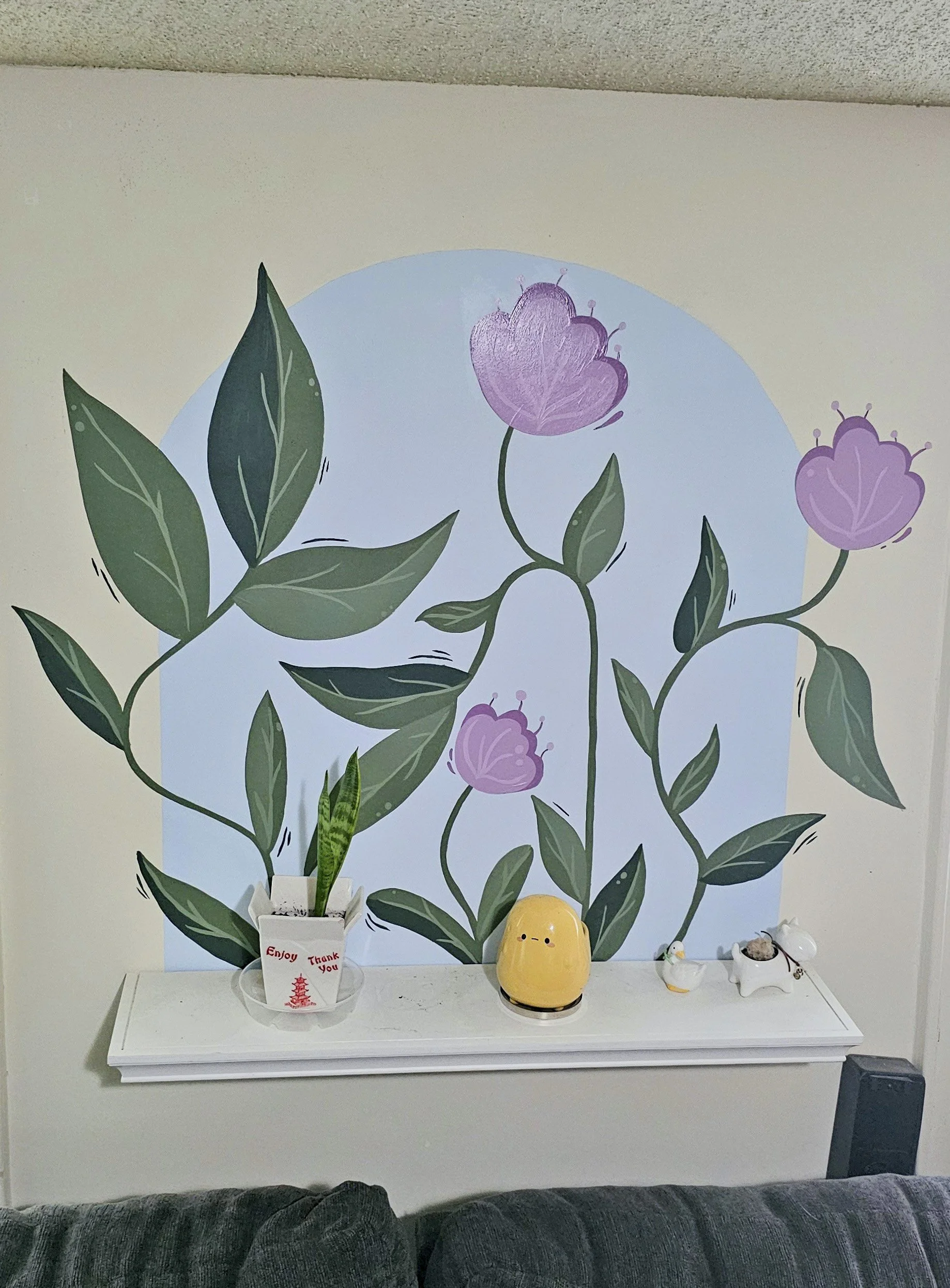 Accent Mural in living room - 2026
