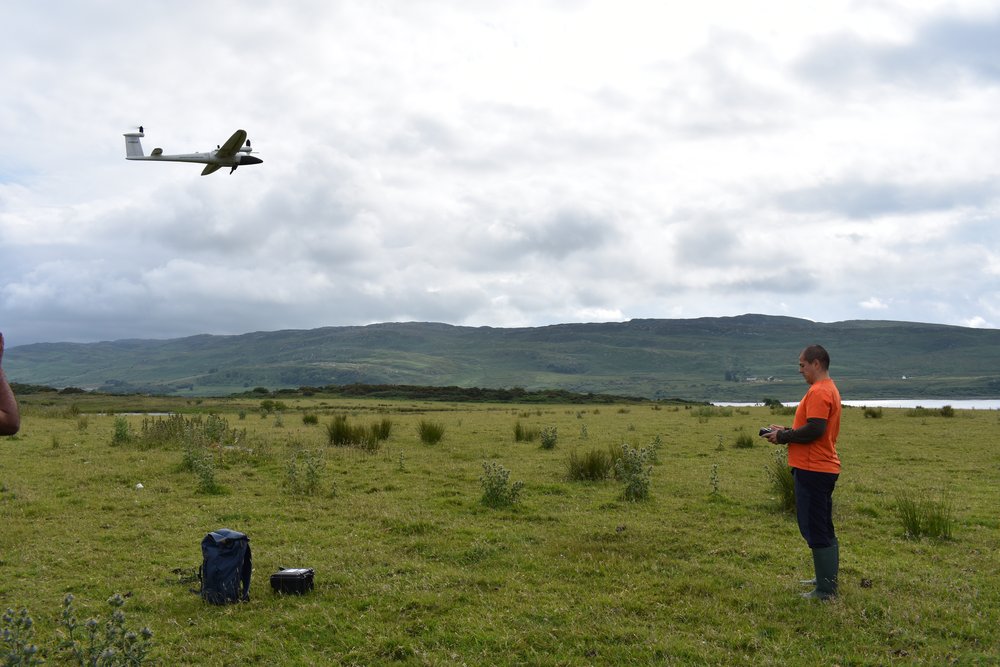 Flying a drone to capture LIDAR data